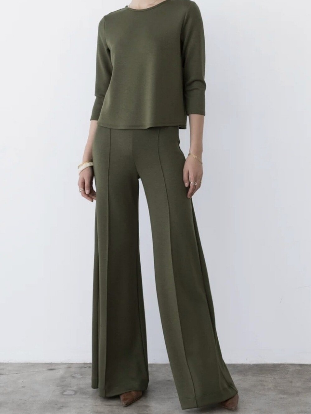 Ripley Radar Olive Wide Leg Pant 28.5" Inseam Women's 3 Medium NWT